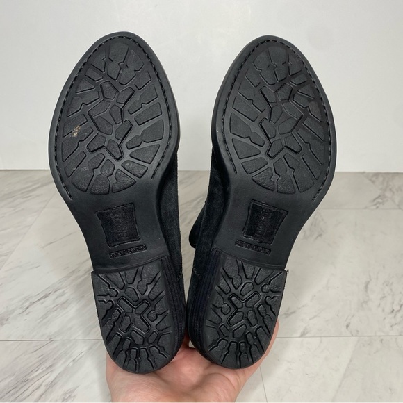 Born Beth Black Distressed Suede Bootie 7M - Picture 13 of 14